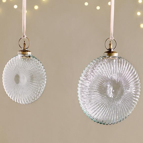 Nkuku Sundara Giant Bauble - Clear - Small