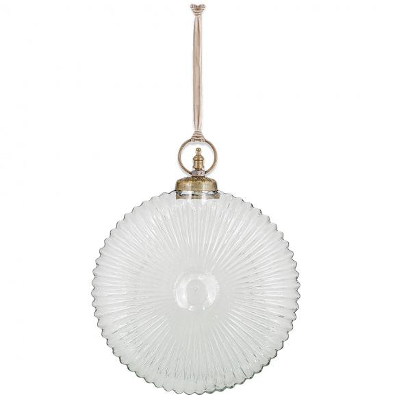 Nkuku Sundara Giant Bauble - Clear - Large