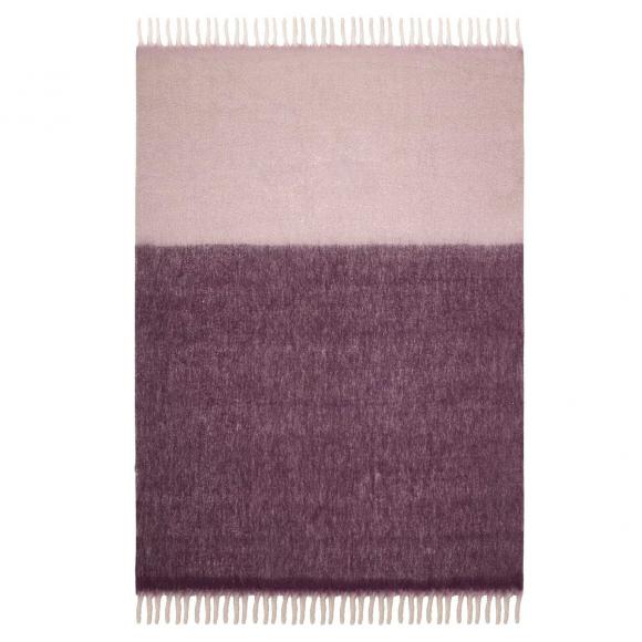 Laura Ashley Bronwen Blackberry Purple Throw