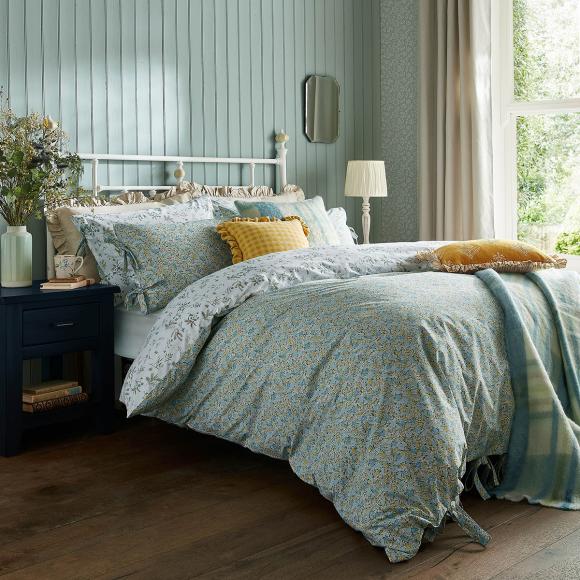 Laura Ashley Loveston Newport Blue Duvet Set