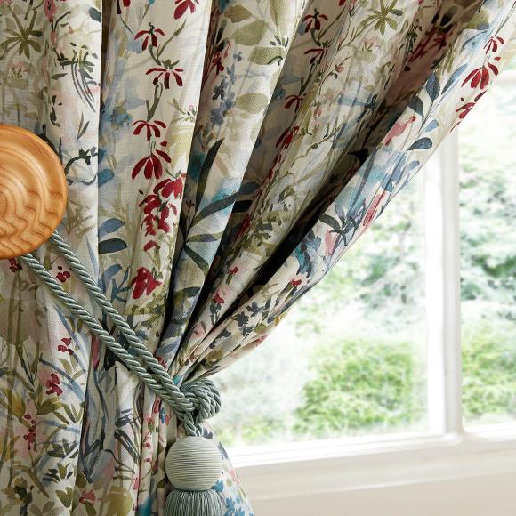 Laura Ashley Pointon Fields Eyelet Curtains