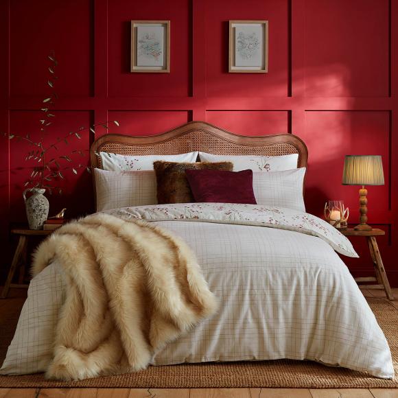 Laura Ashley Winter Pussy Willow Duvet Cover Set