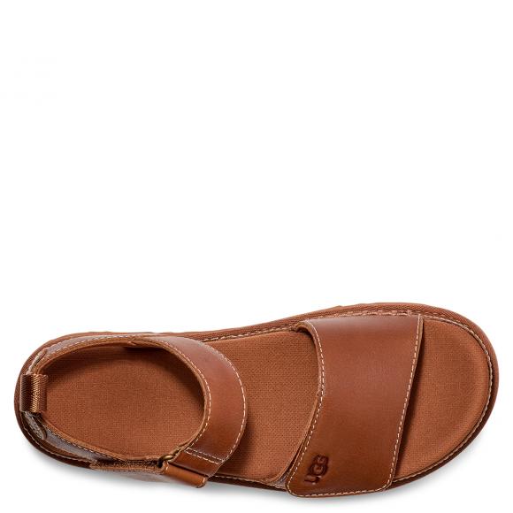UGG W Goldenstar Leather Sandal Tan