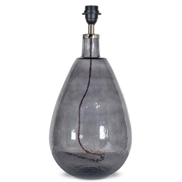 Nkuku Baba Smoke Glass Lamp