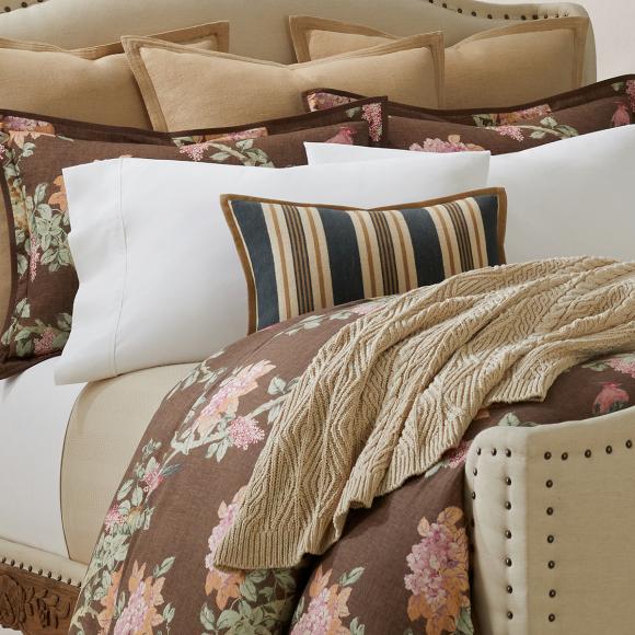 Ralph Lauren Home Brinly Brown Duvet Cover