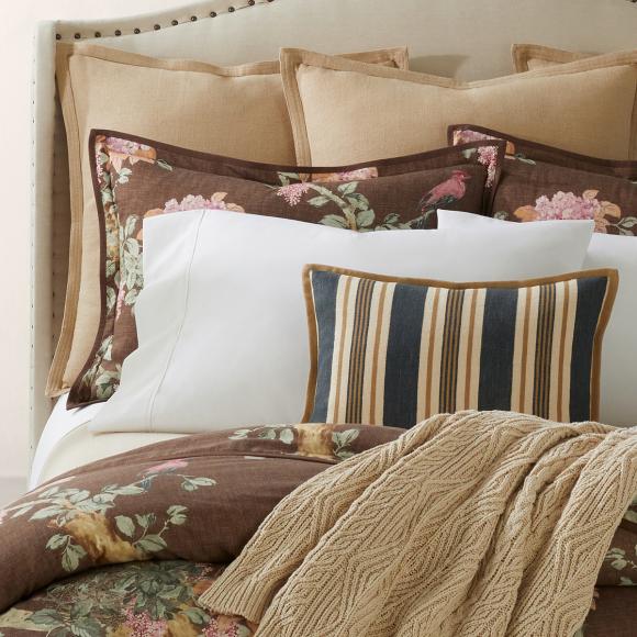 Ralph Lauren Home Brinly Brown Pillow Shams