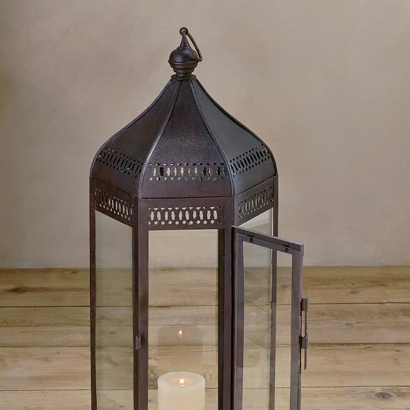 Nkuku Shalena Lantern - Rust