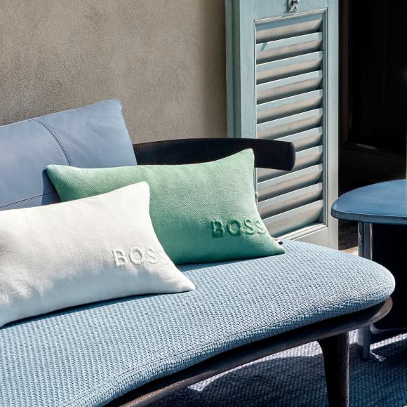 Boss Home Lino Bold - Cushion Cover - Milk 