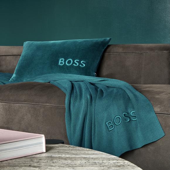 Boss Home Bold Logo Throw Lake