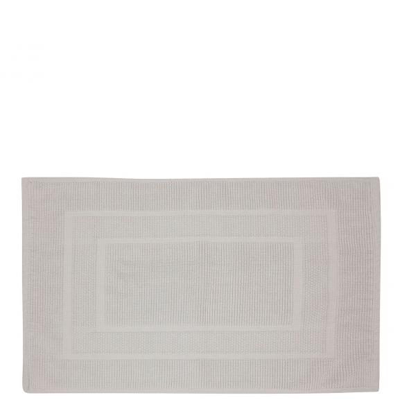 Laura Ashley Border Cotton Bath Mat Dove Grey