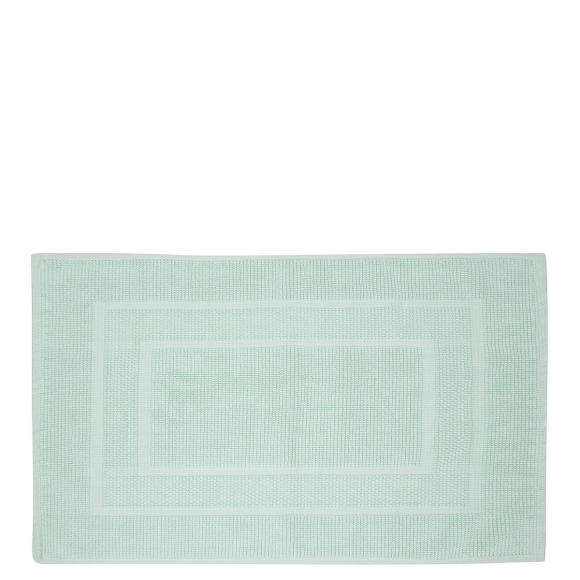 Laura Ashley Border Cotton Bath Mat Duck Egg