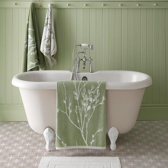 Laura Ashley Pussy Willow Towels Hedgerow