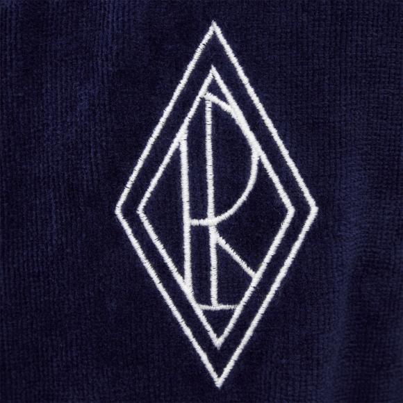 Ralph Lauren Home Park Row Sheared Robe Navy 