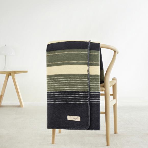 Ibena Stripe Blanket Throw