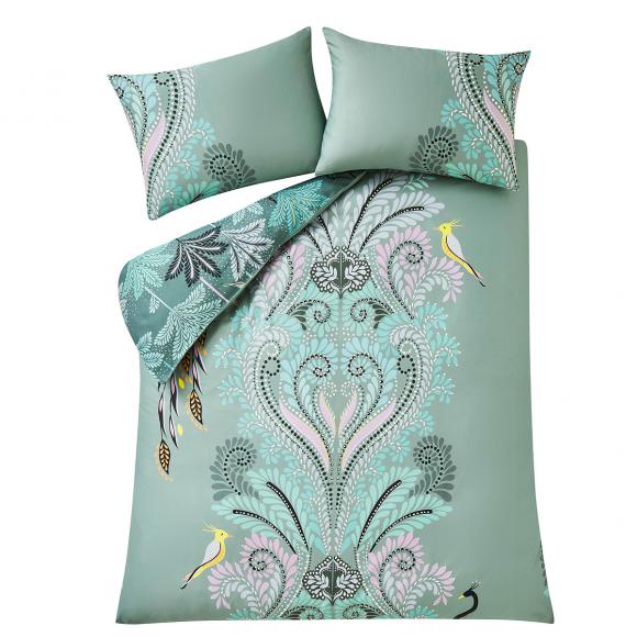 Sara Miller Peacock Filigree Duvet Cover Set