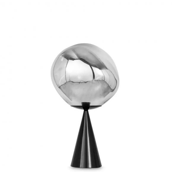 Tom Dixon Melt Cone Fat LED Table Light Silver