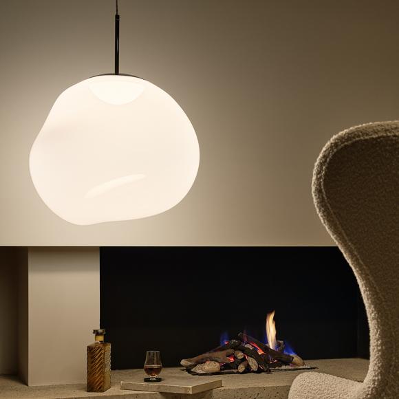 Tom Dixon Melt LED Pendant Opal/Silver 