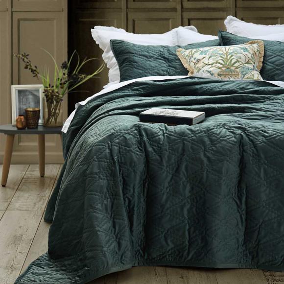 MM Linen Aurum Bedspread Set Storm