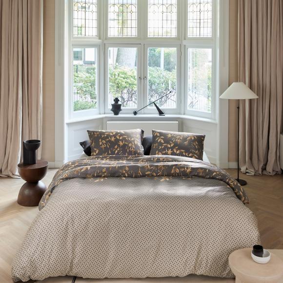 Bedding House Khai Anthracite Duvet Cover Set