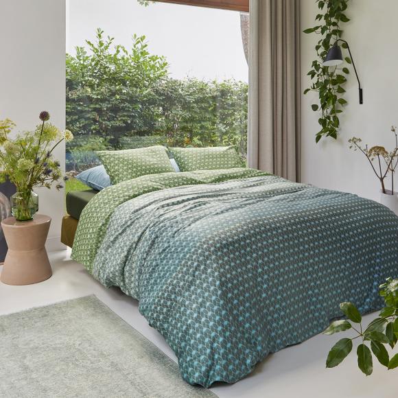 Bedding House Silas Blue Green Duvet Cover Set