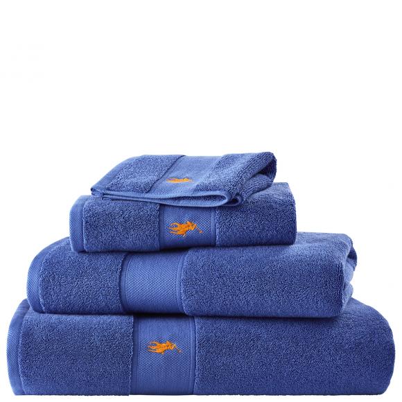 Ralph Lauren Home Polo Player II Towels Iris Blue