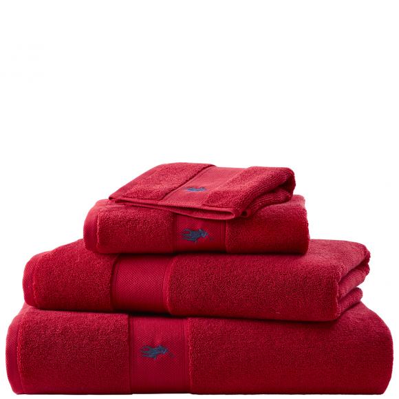 Ralph Lauren Home Polo Player II Towels Red 2000