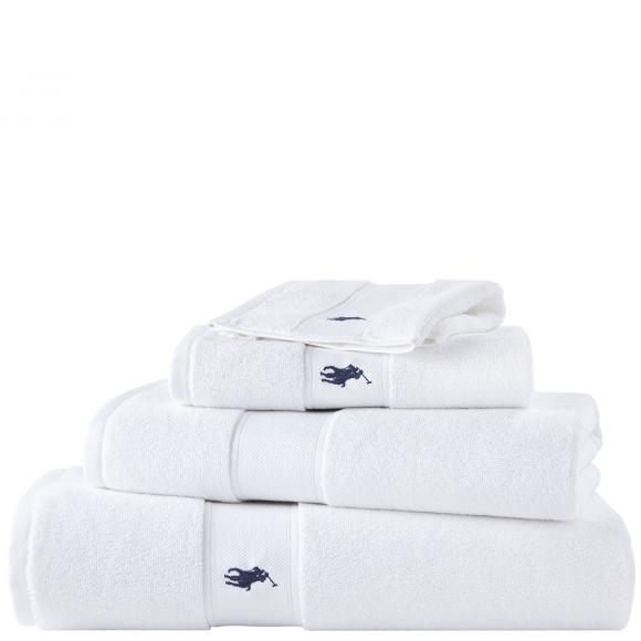 Ralph Lauren Home Polo Player II Towels White