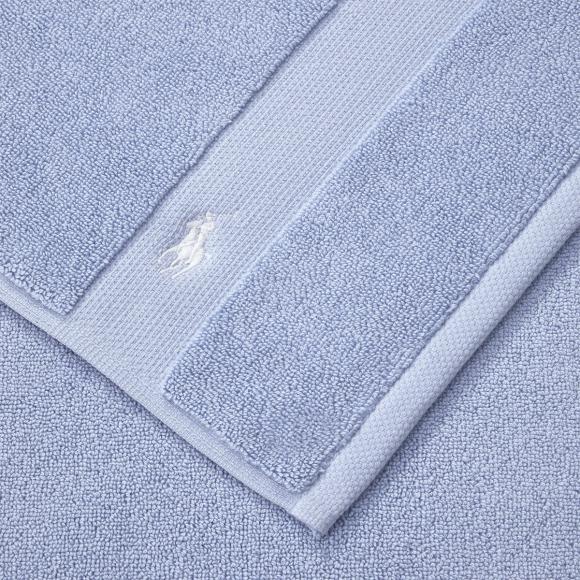 Ralph Lauren Home Polo Player II Bath Mat Office Blue