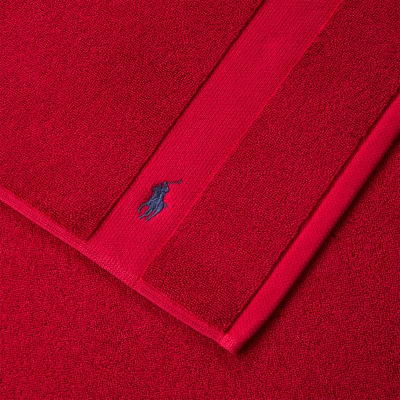 Ralph Lauren Home Polo Player II Bath Mat Red 2000
