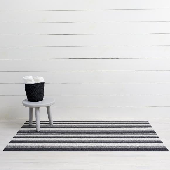Chilewich Bounce Stripe Moonlight Shag Mat
