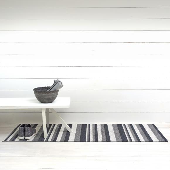 Chilewich Bounce Stripe Moonlight Shag Mat