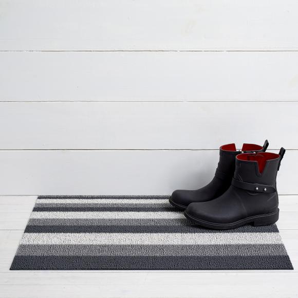 Chilewich Bounce Stripe Moonlight Shag Mat