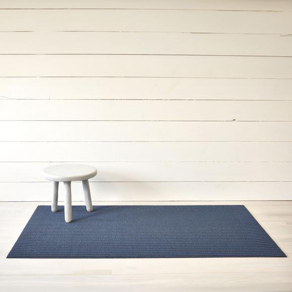 Chilewich Breton Stripe Blueberry Shag Mat