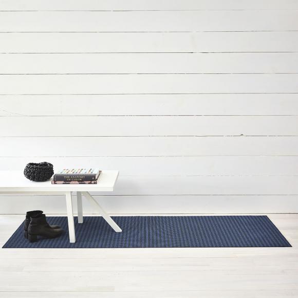 Chilewich Breton Stripe Blueberry Shag Mat