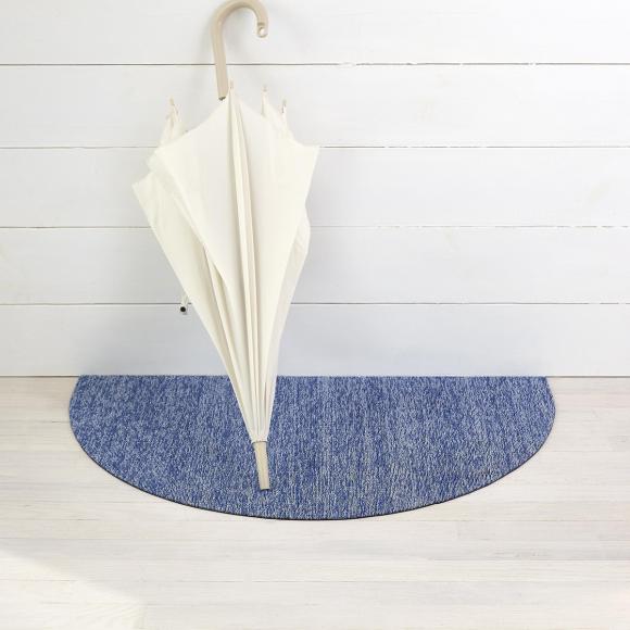 Chilewich Heathered Cornflower Welcome Mat