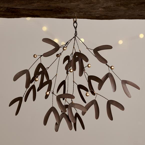 Nkuku Avni Iron Mistletoe - Antique Brass 