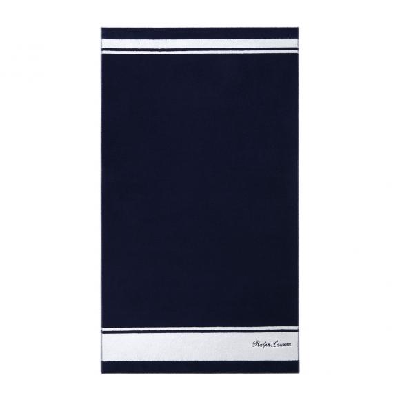 Ralph Lauren Home Chesson Beach Towel Navy / White