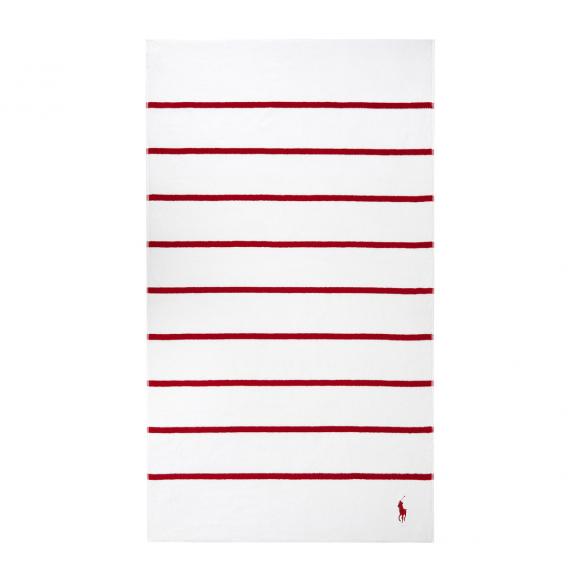 Ralph Lauren Home Irvin Beach Towel Red / White
