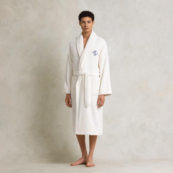 Ralph Lauren Home Langdon Shawl Collar Robe Alabaster