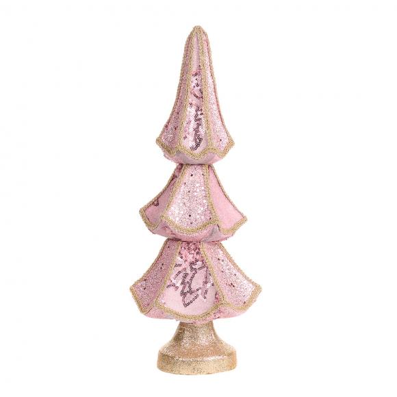 Goodwill Fabric Sequined Christmas Tree Ornament 