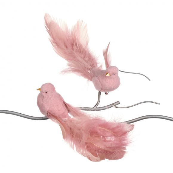 Goodwill Furry Plume Bird on Clip