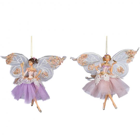 Goodwill Tulle / Lace Big Wing Fairy Ornament