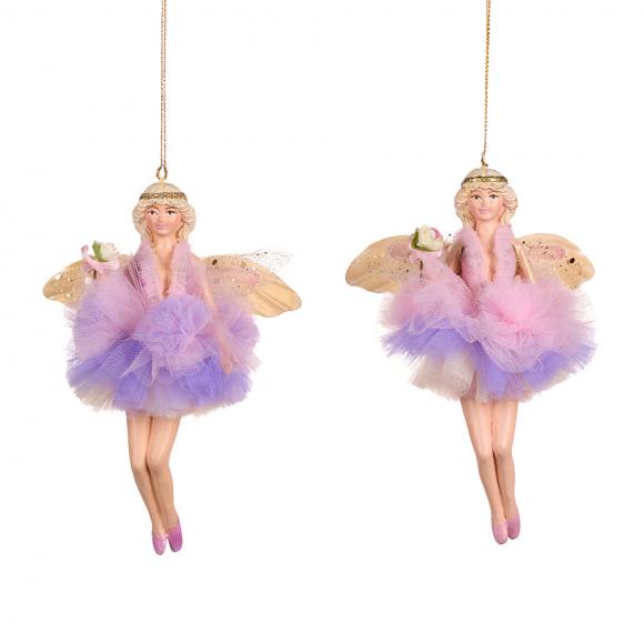 Goodwill Sky Tulle Dangling Fairy Ornament