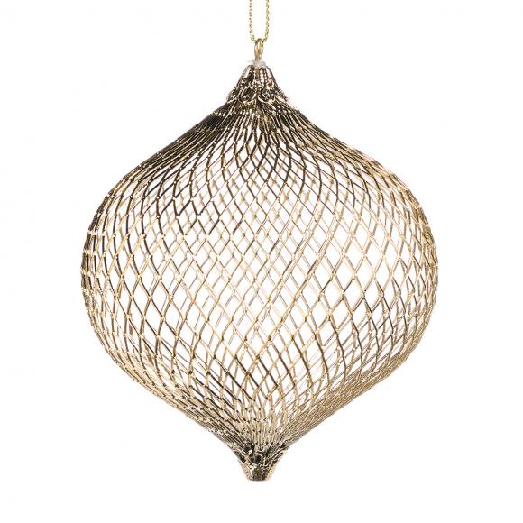 Goodwill Metallic Wire Open Onion Ornament