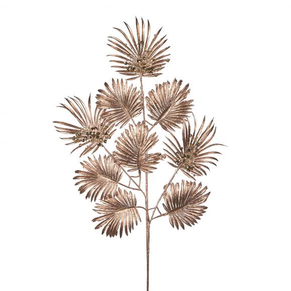 Goodwill Metallic Sequin Fan Leaf Stem