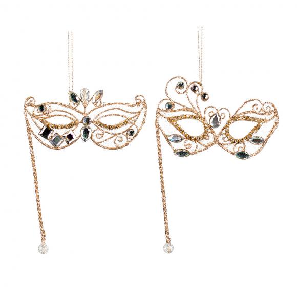 Goodwill Wire Jewel Mask Ornament