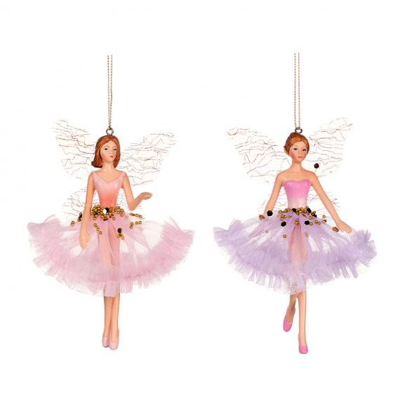 Goodwill Tulle Ruffle Fairy Ornament