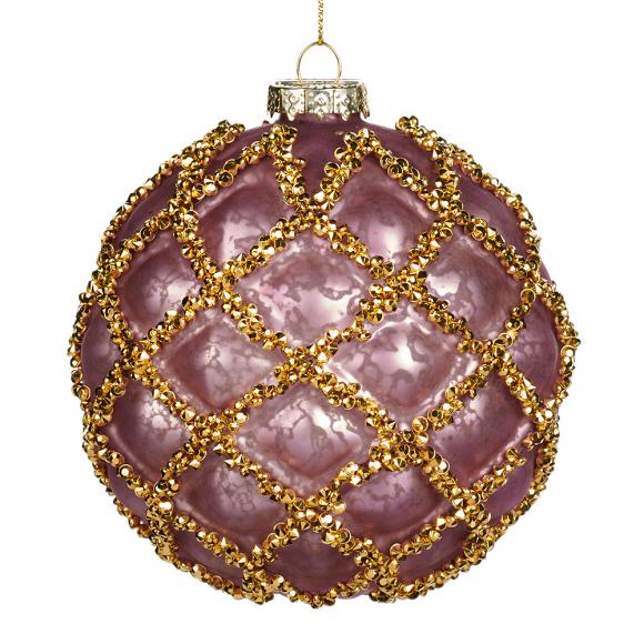 Goodwill Glass 3D Bead Net Ball Ornament