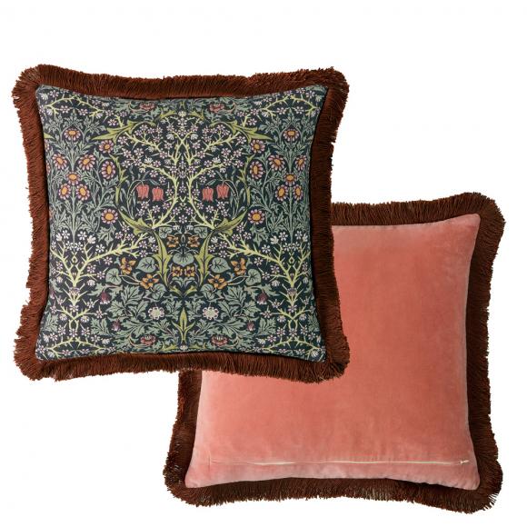 William Morris At Home Blackthorn Cushion Midnight 50/50cm