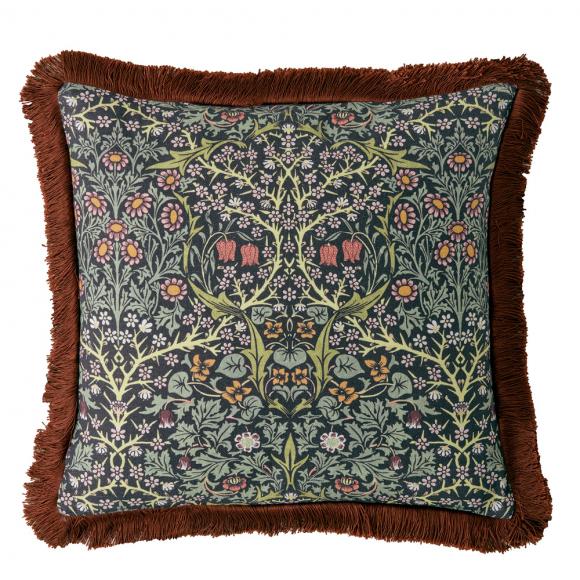 William Morris At Home Blackthorn Cushion Midnight 50/50cm
